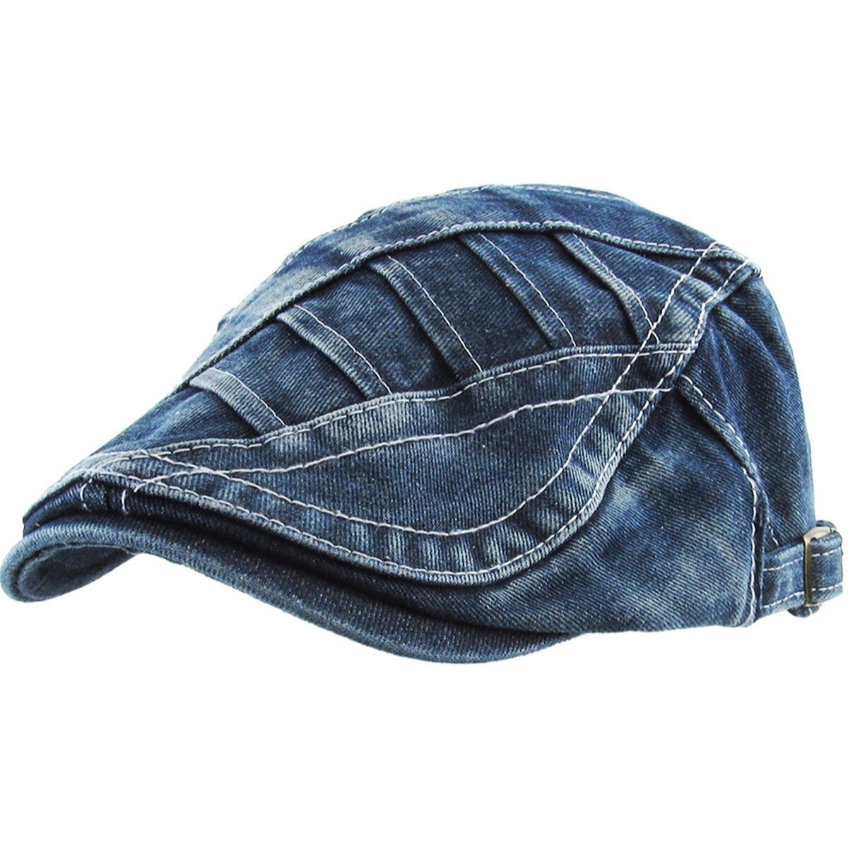 IVY Hat -K207, Washed Denim, Multi-Coloured, Adjustable