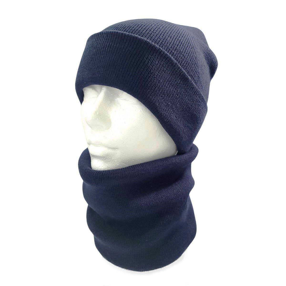 Plain Toque & Neck Warmer Set, Multi-Coloured