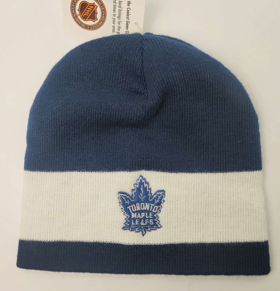 Toronto Maple Leafs Knit Beanie - BS, Navy 2Tone