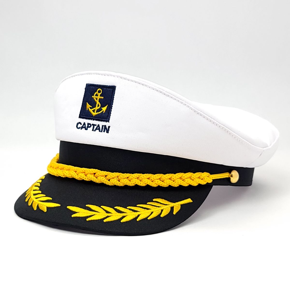 Captain Cap - White, OSFA