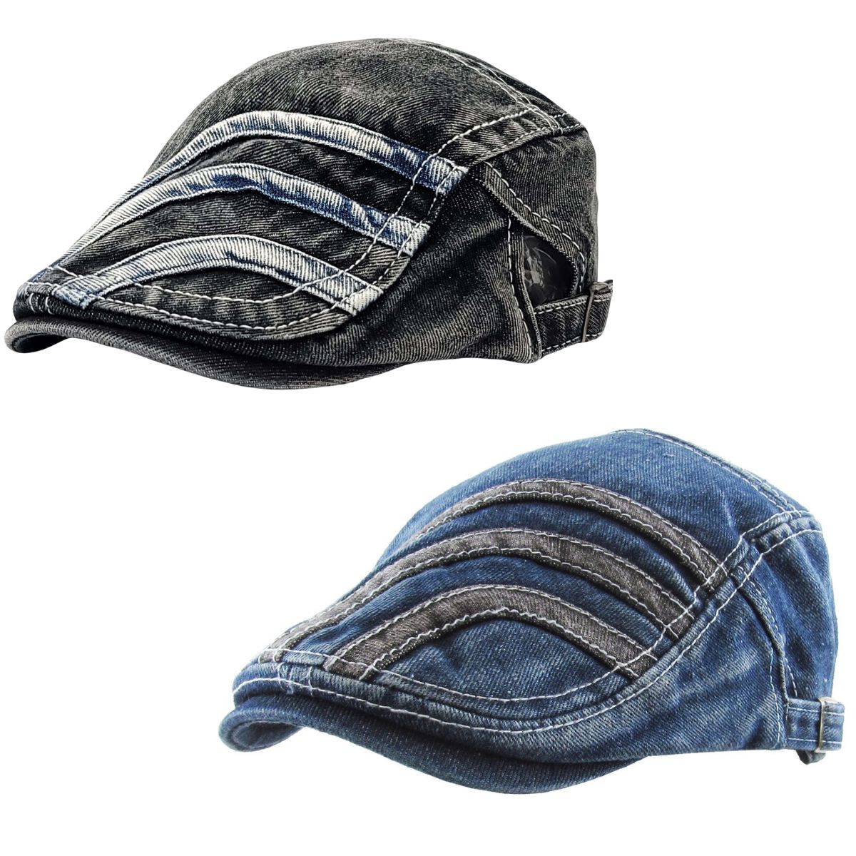 IVY Hat -K204, Denim, Multi-Coloured, Adjustable