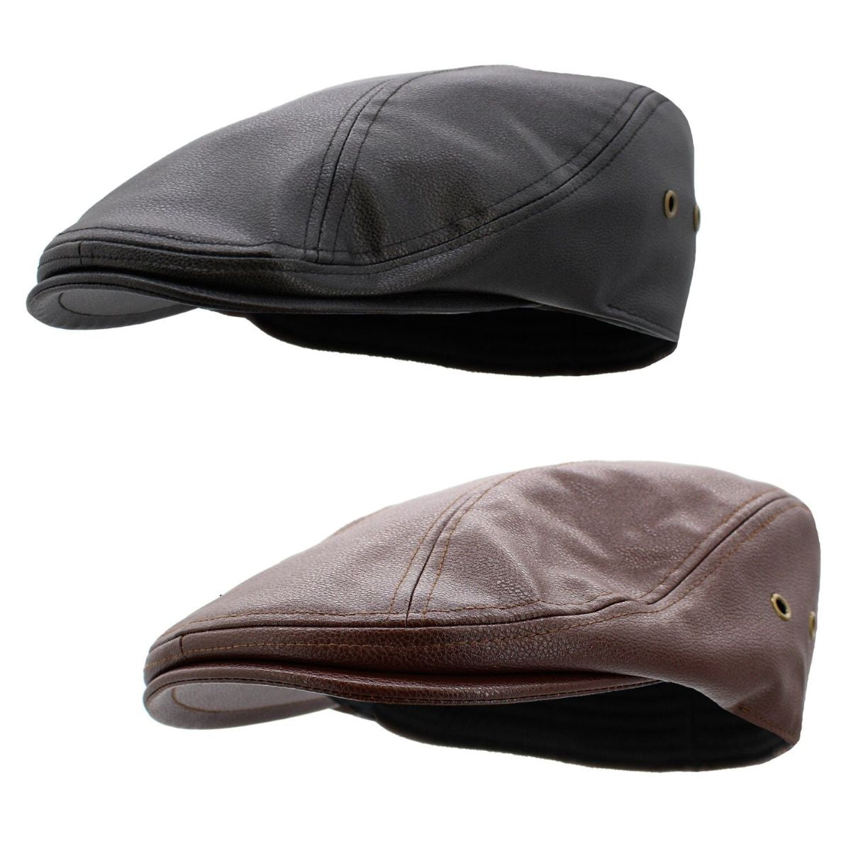 IVY Hat -K312, PU Leather, Multi-Coloured, S/M & L/XL