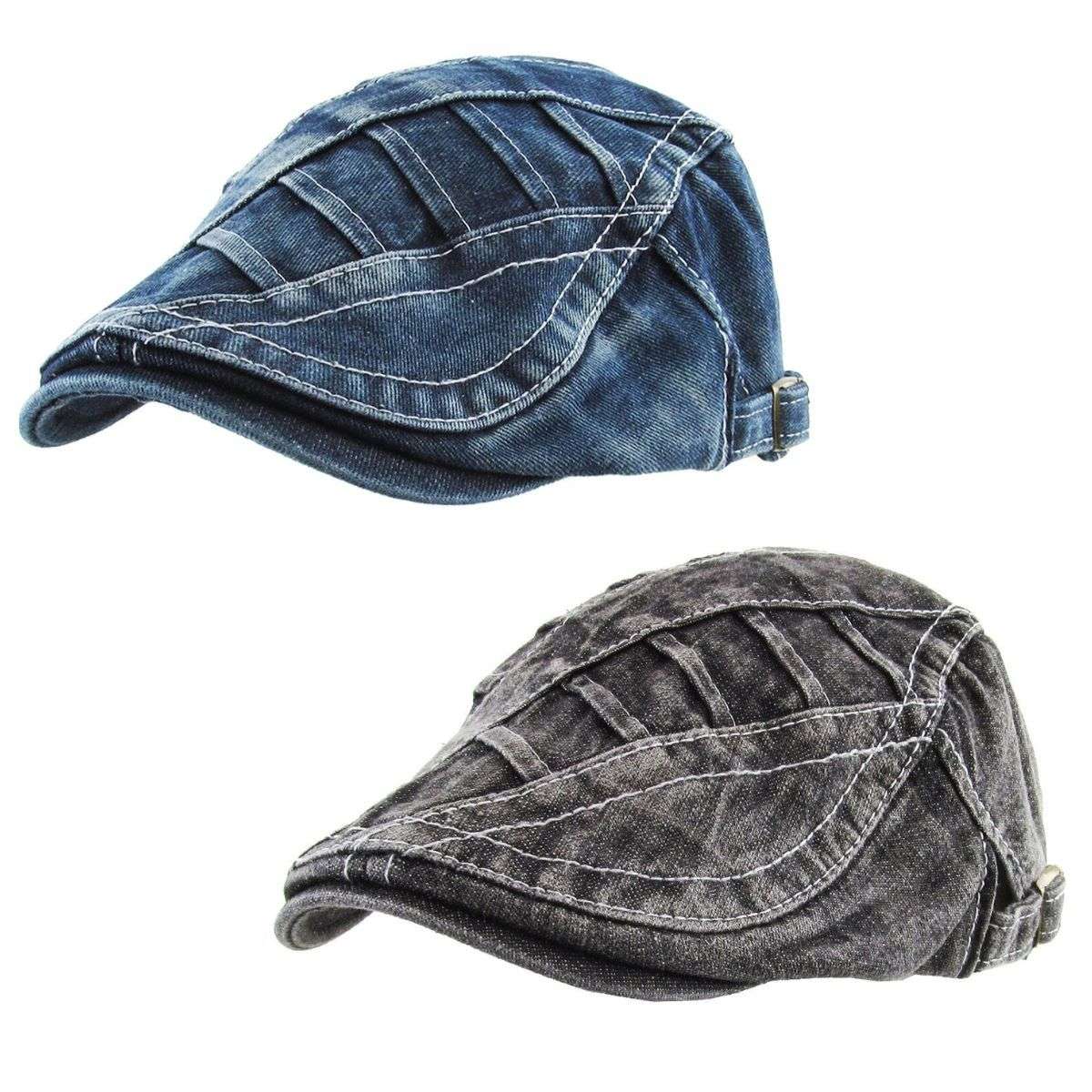IVY Hat -K207, Washed Denim, Multi-Coloured, Adjustable