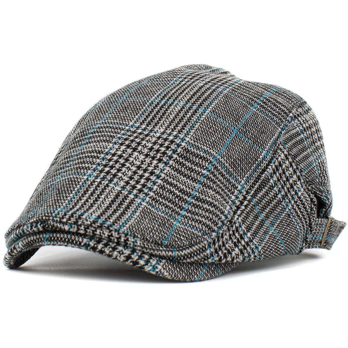 IVY Hat -K232, Plaid Pattern, Multi-Coloured, Adjustable