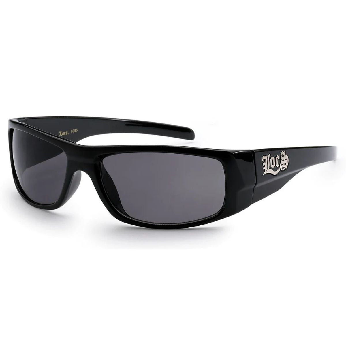 Sunglasses Locs 8LOC9085-BK, Polished Black Men's Sunglasses
