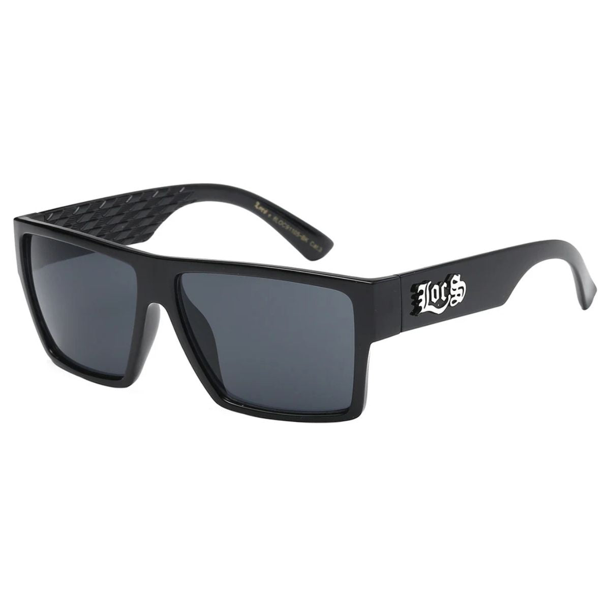 Sunglasses Locs 8LOC91105-BK, Retro Classic Urban Square Polymer Frame