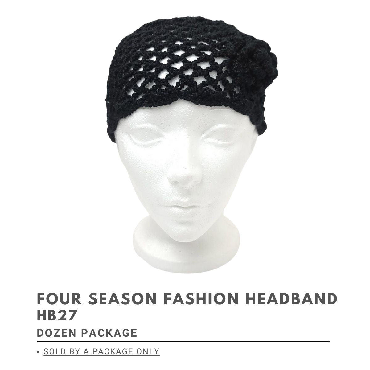 Four Season Fashion Headband - HB27, OSFA, Dozen Package