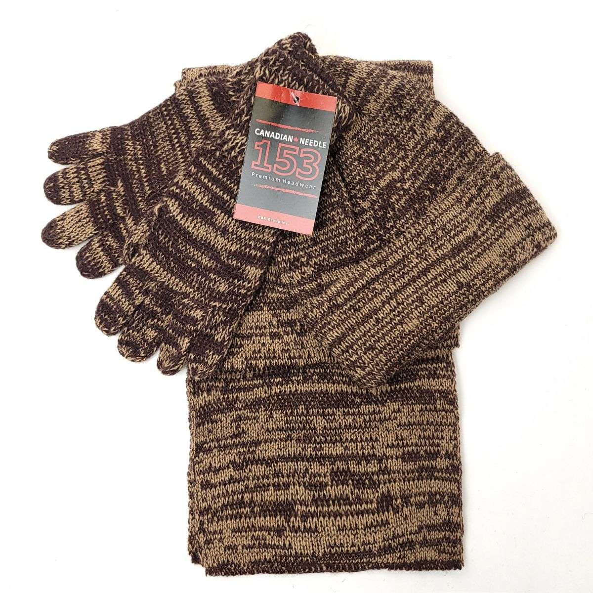 Youth - Winter 3 pieces set, Brown Mixed Colour
