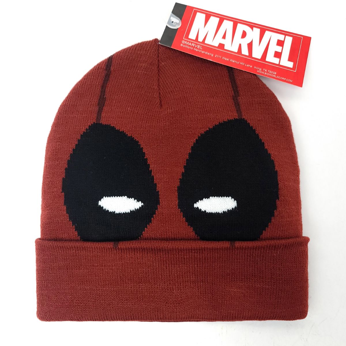 Marvel Deadpool Face Mask Knit Toque, M9DPO