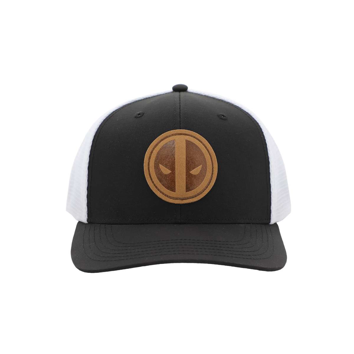 Marvel Deadpool Debossed Logo Patch Mesh Trucker Cap, MTDPO