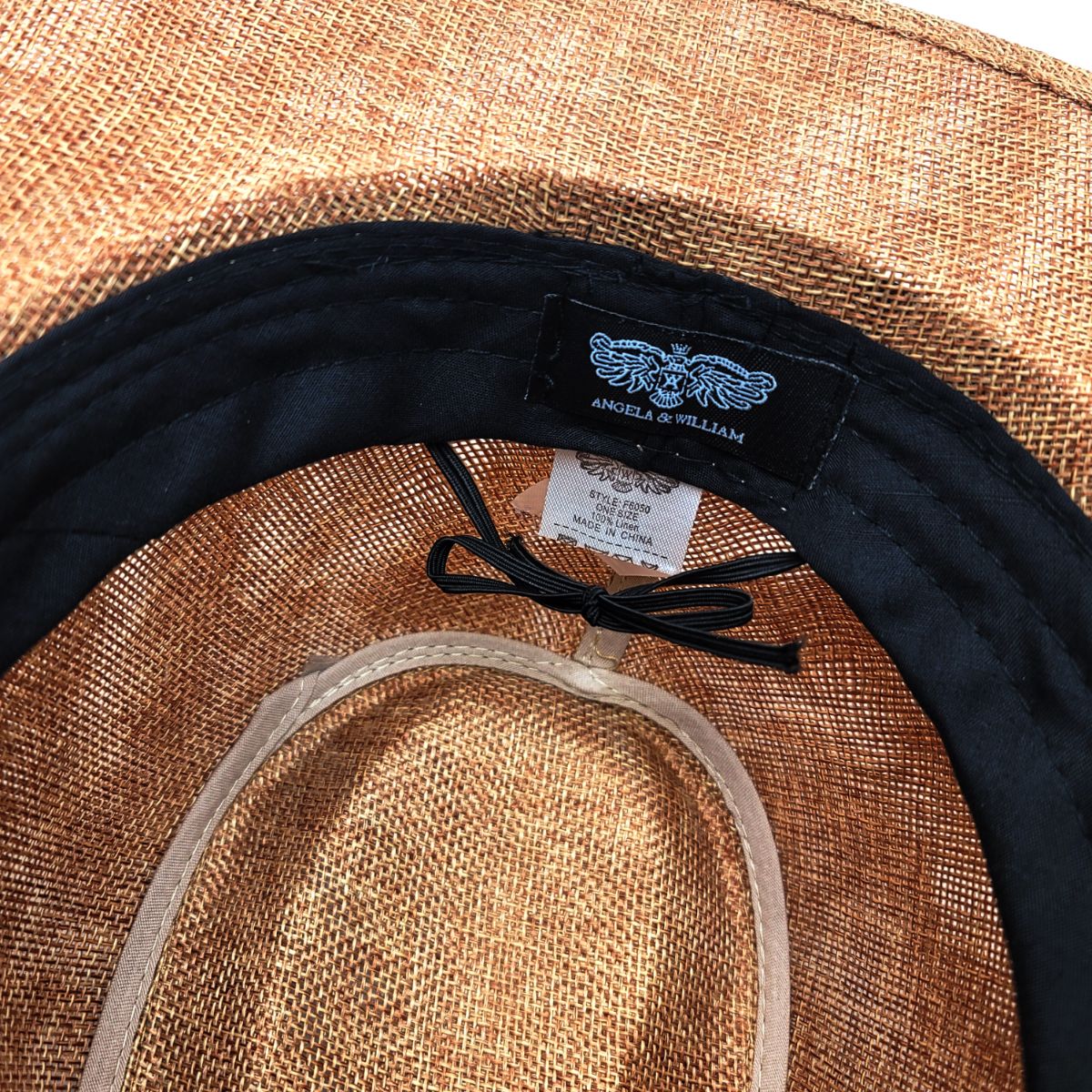 Panama Hat - F6050, 100% Linen, Multi-Coloured, OSFA, Adjustable