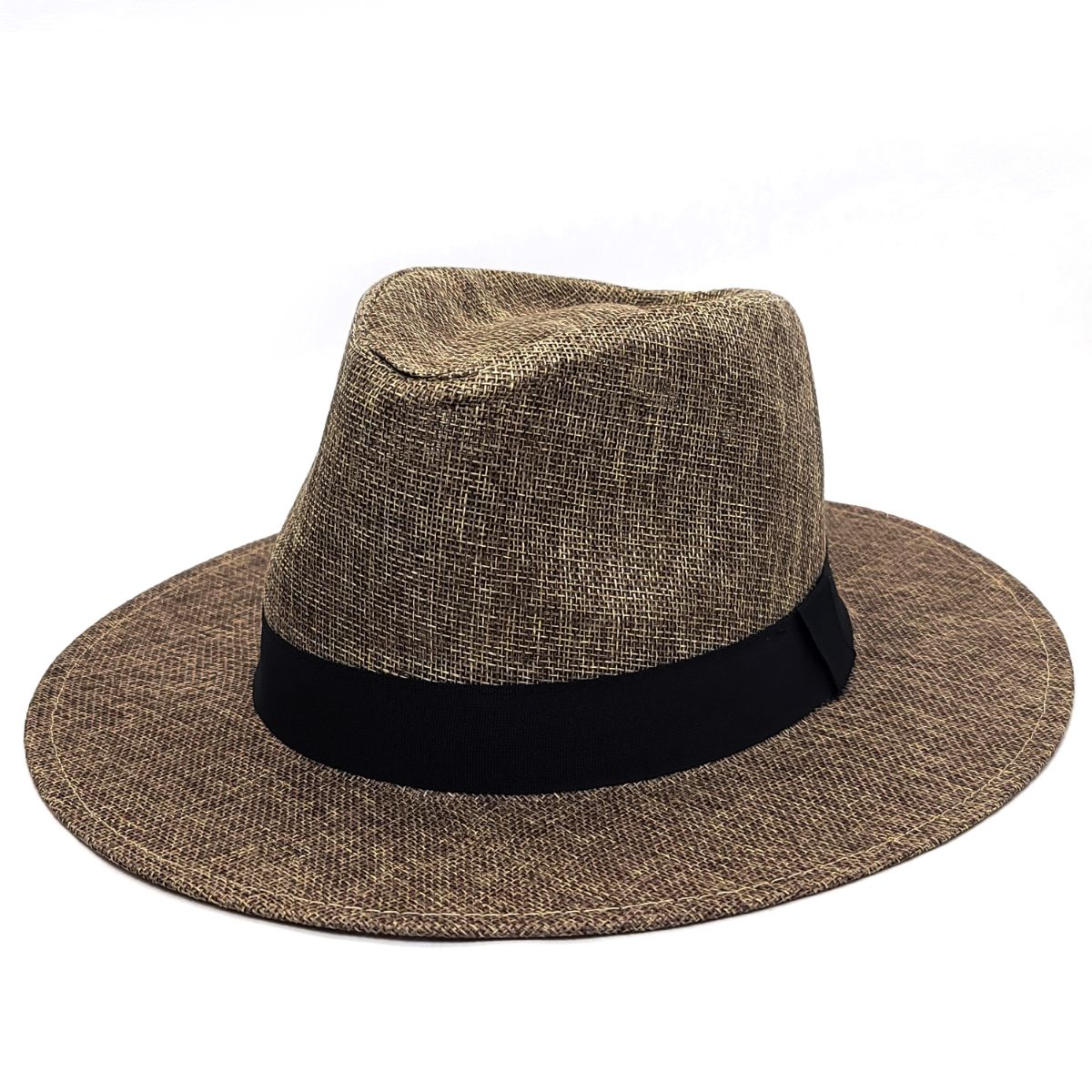 Panama Hat - F6050, 100% Linen, Multi-Coloured, OSFA, Adjustable