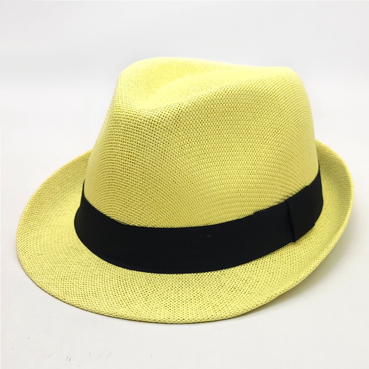 Fedora Hat - F2781, 100% Straw, Multi-Coloured, OSFA, Adjustable