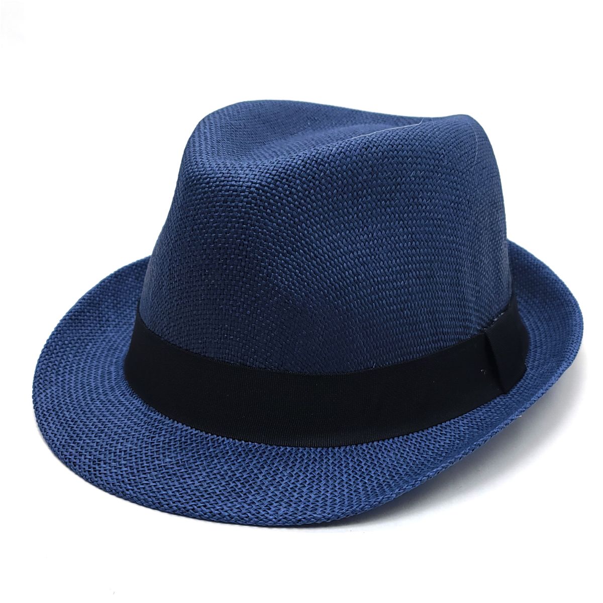 Fedora Hat - F2781, 100% Straw, Multi-Coloured, OSFA, Adjustable