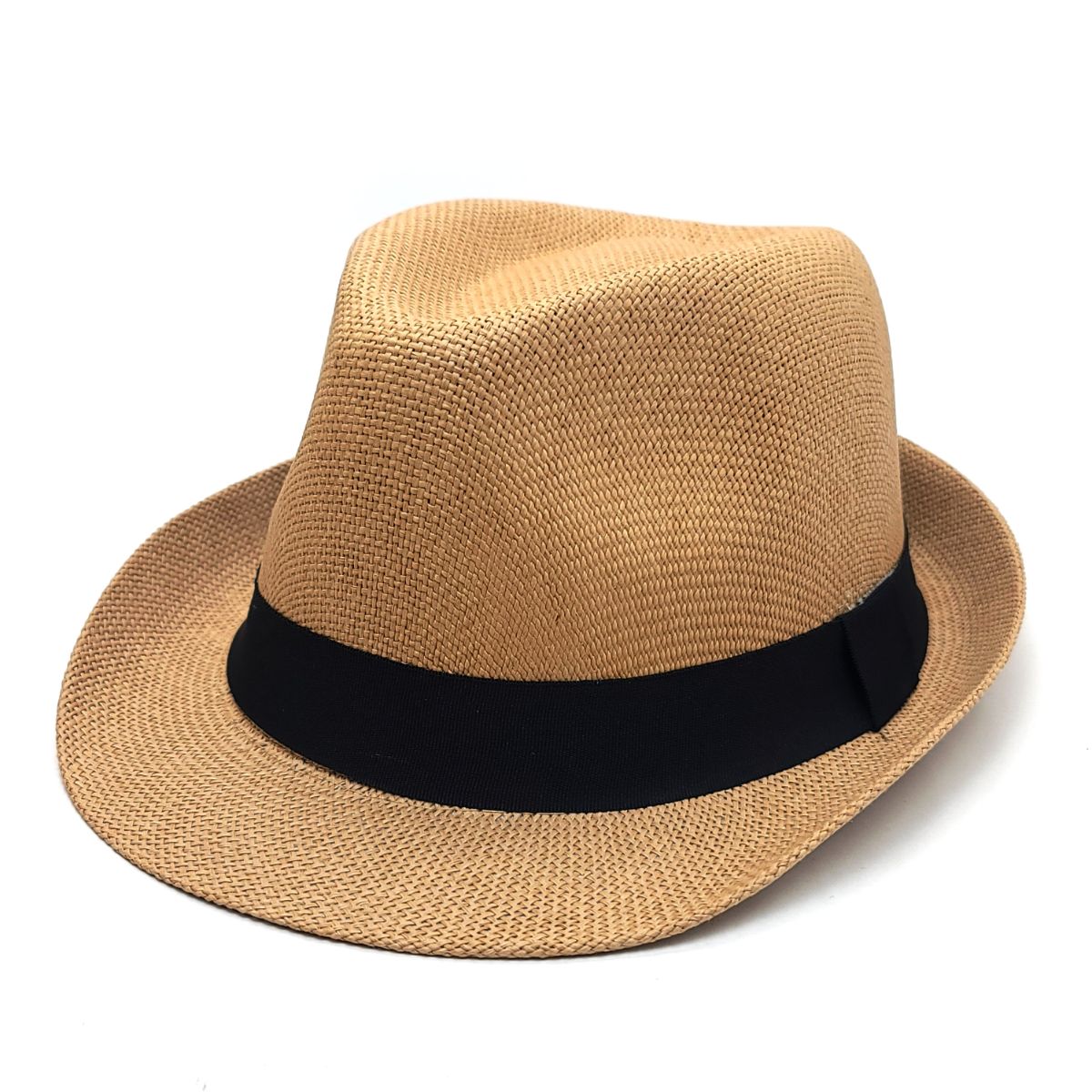Fedora Hat - F2781, 100% Straw, Multi-Coloured, OSFA, Adjustable