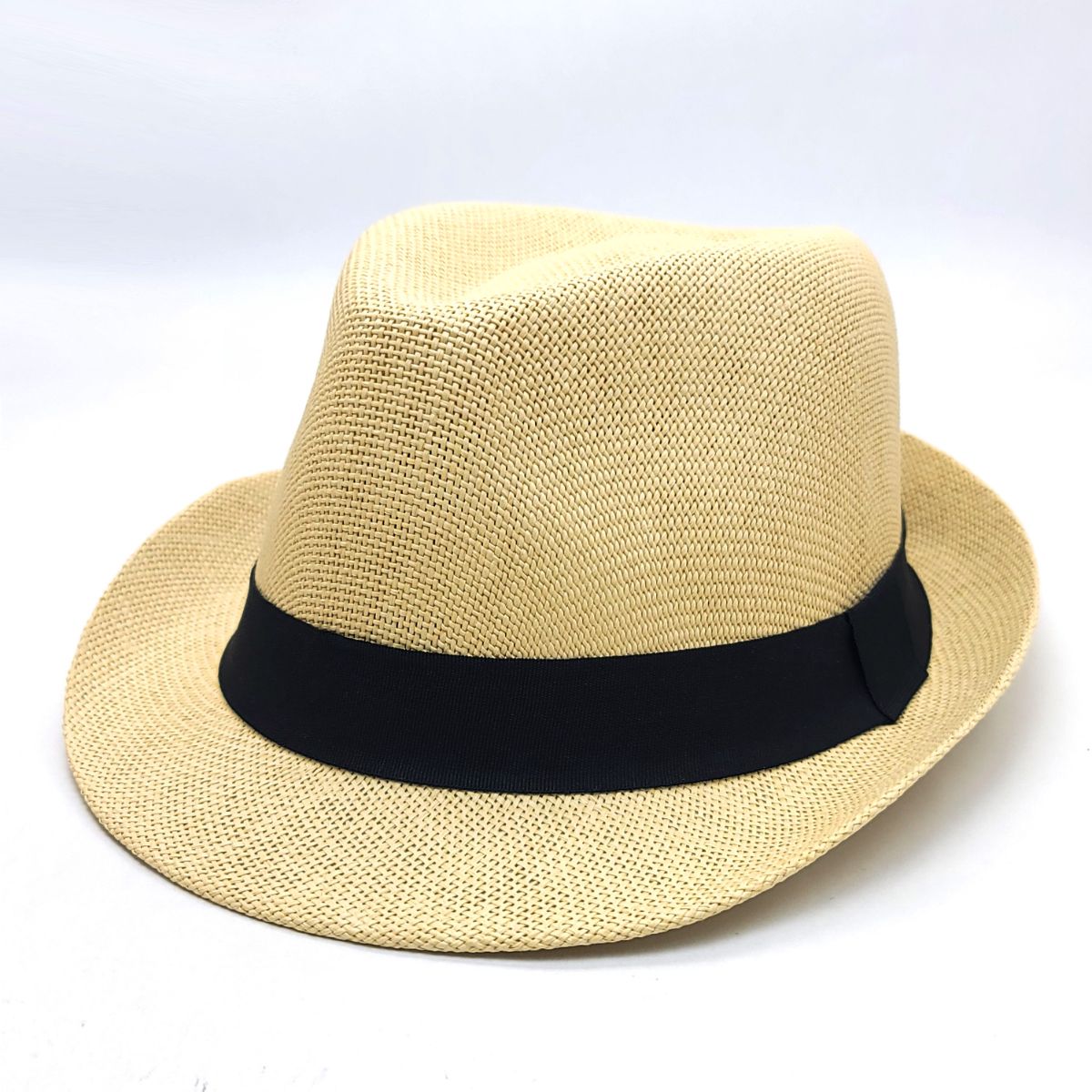 Fedora Hat - F2781, 100% Straw, Multi-Coloured, OSFA, Adjustable