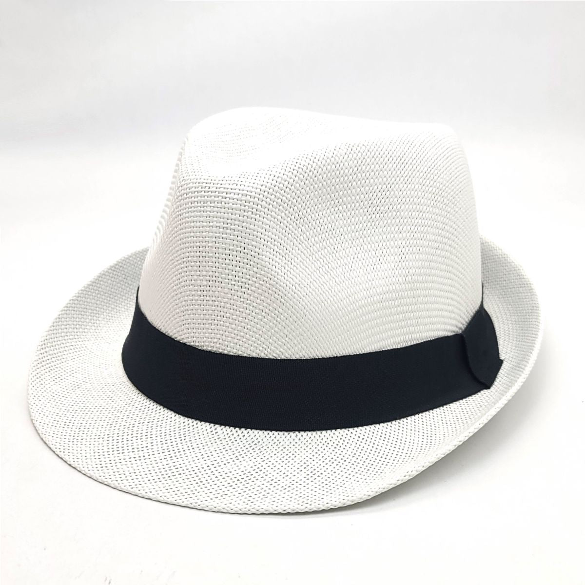 Fedora Hat - F2781, 100% Straw, Multi-Coloured, OSFA, Adjustable