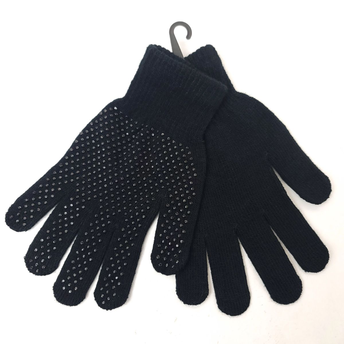Gripper Gloves - 20123BLA, Black, Dozen Package