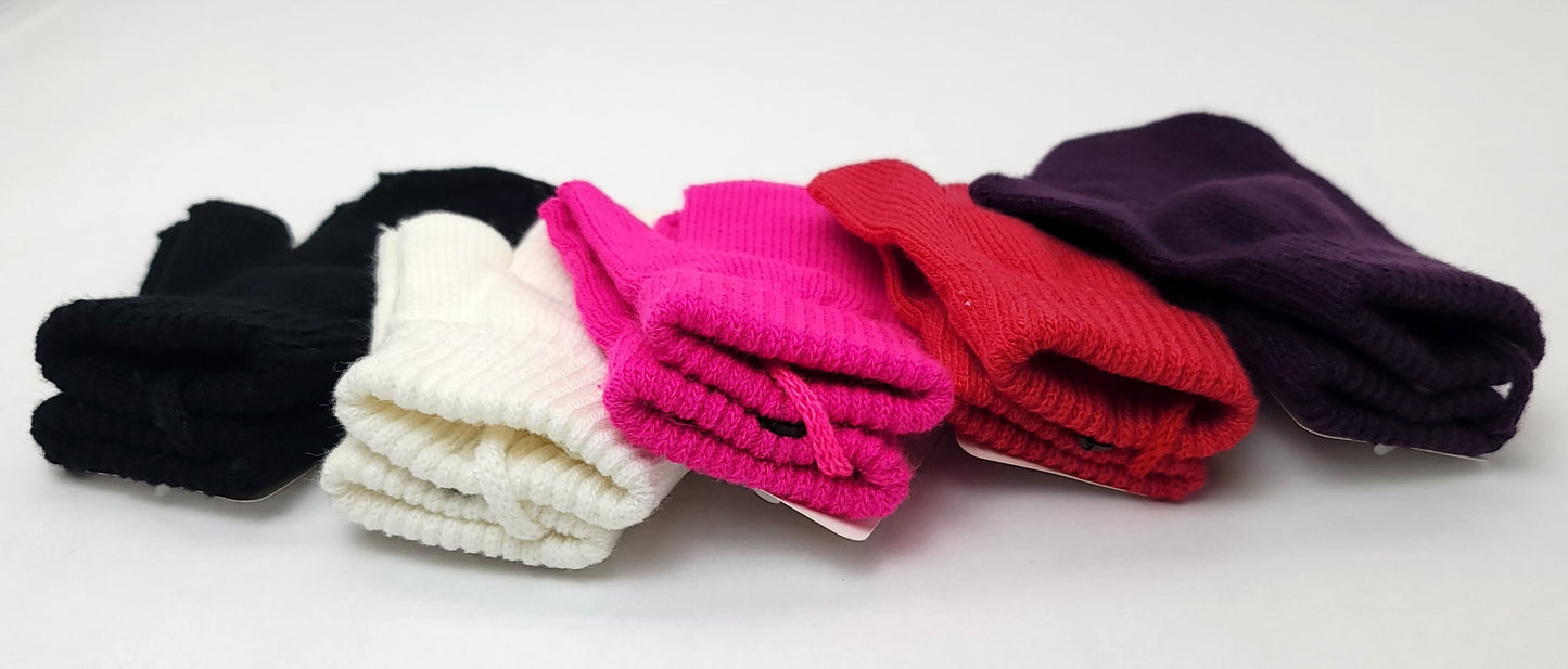Toddler String Mitten Gloves - 20118AST, Assorted Colour Dozen Package