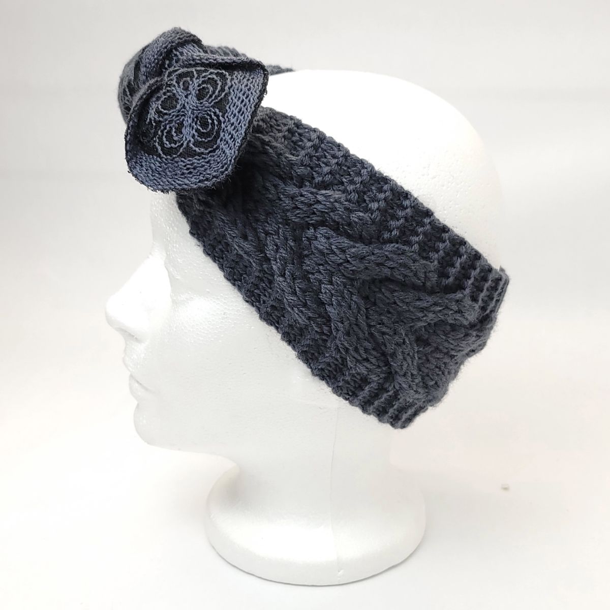 Winter Fashion Headband with Ribbon - HB21, Dozen Package