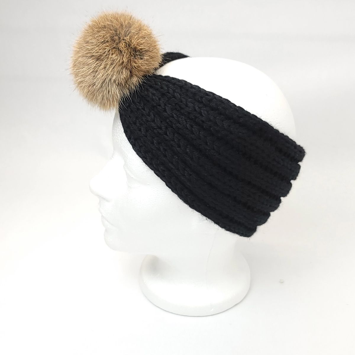 Winter Fashion Headband with Pom- HB22, Dozen Package