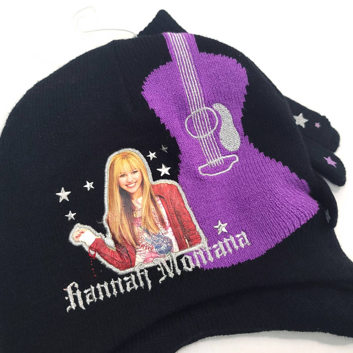Youth - Hannah Montana Laplander, 2pcs set, Beanie Hat and Gloves set
