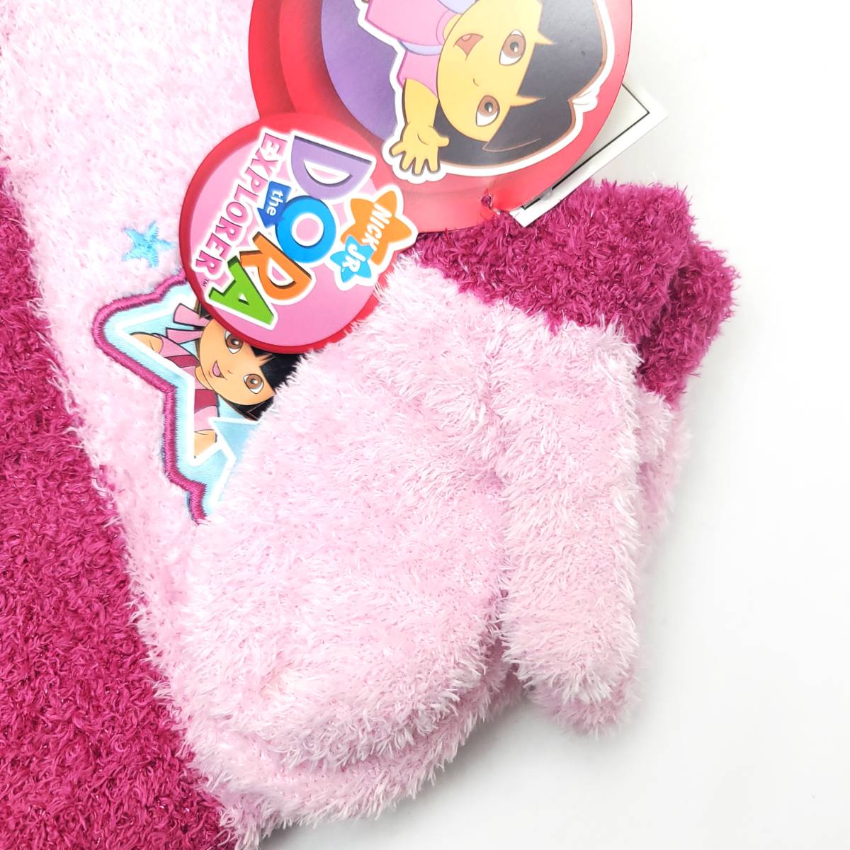 Toddler - Dora the Explorer, 2 Tone, 2pcs set, Winter Beanie & Gloves set