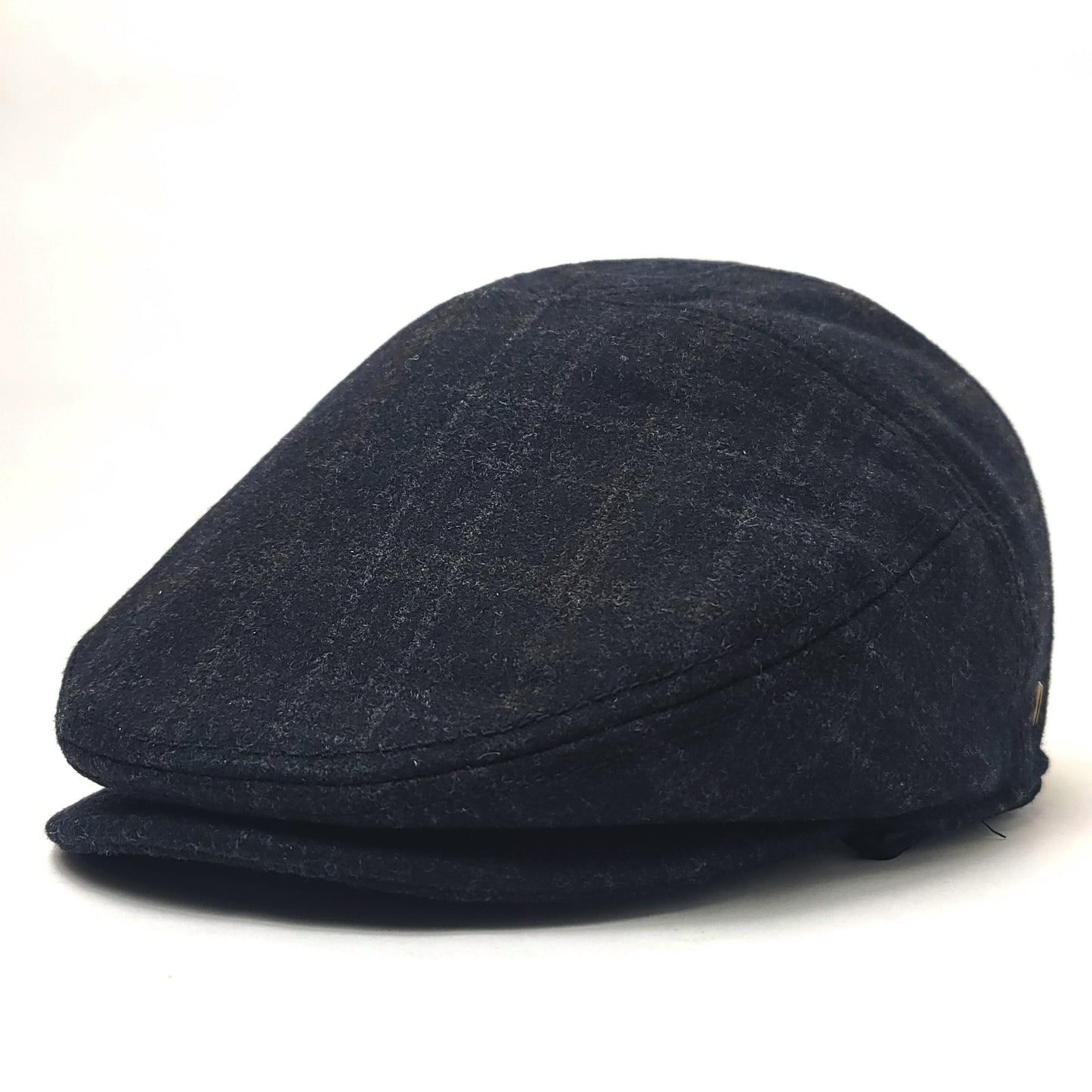 Wool Ivy Earflap Cap - IVE5033, 100% Wool, Plaid Pattern, 3 Sizes