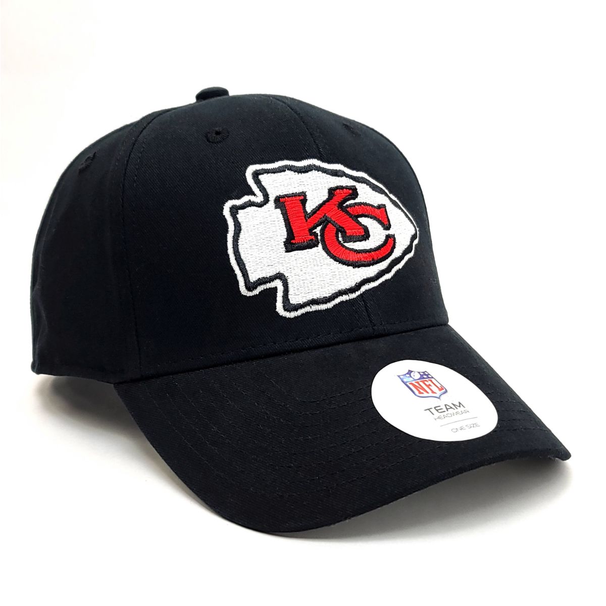 Kansas City Chiefs Cap - BS, Basic, Black, Adjustable