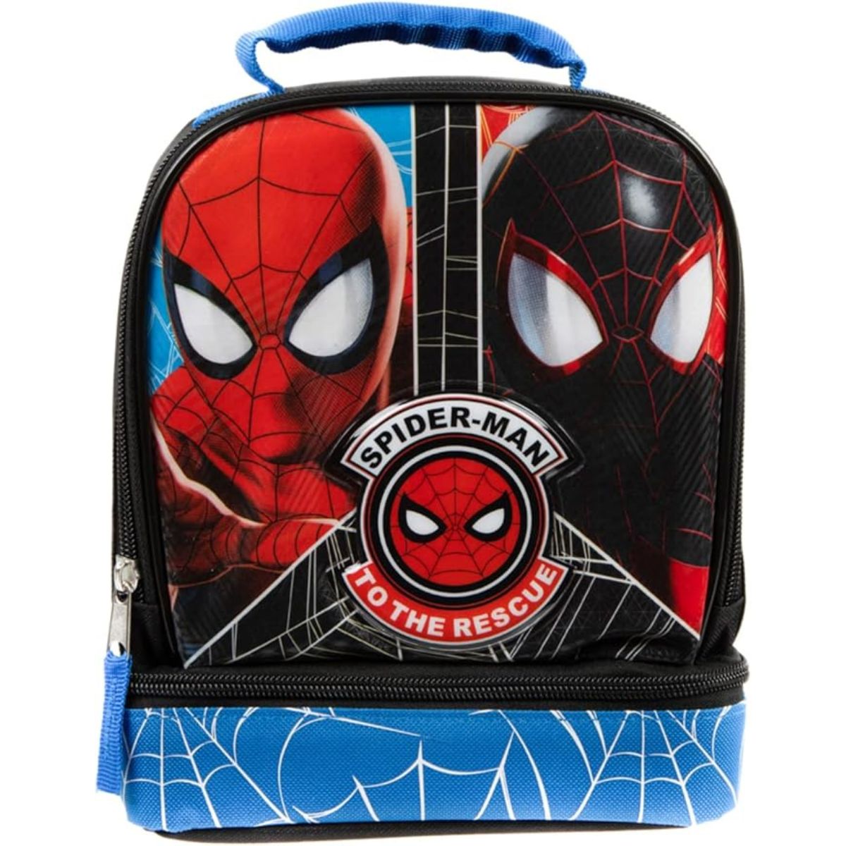 Marvel Spider-Man Dual Compartment Insulated Lunch Bag, XWUSM
