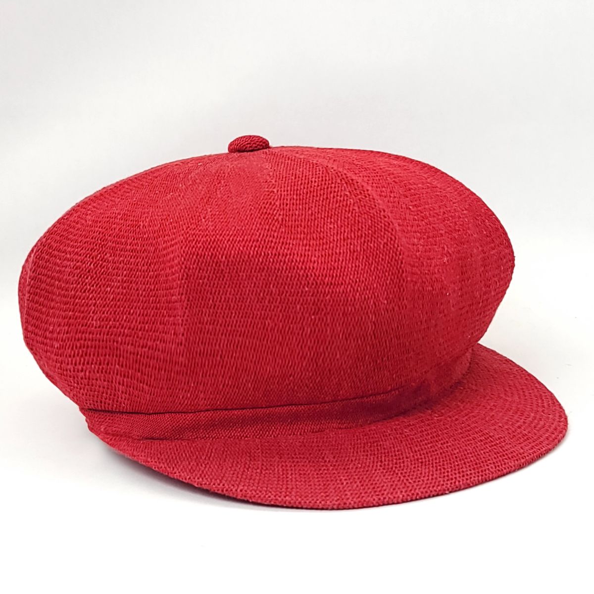 Newsboy Hat -Mesh , Pink & Red