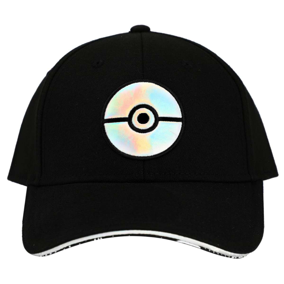 POKÉMON - PU Pokeball Black Elite Holographic Hat, WNPOK