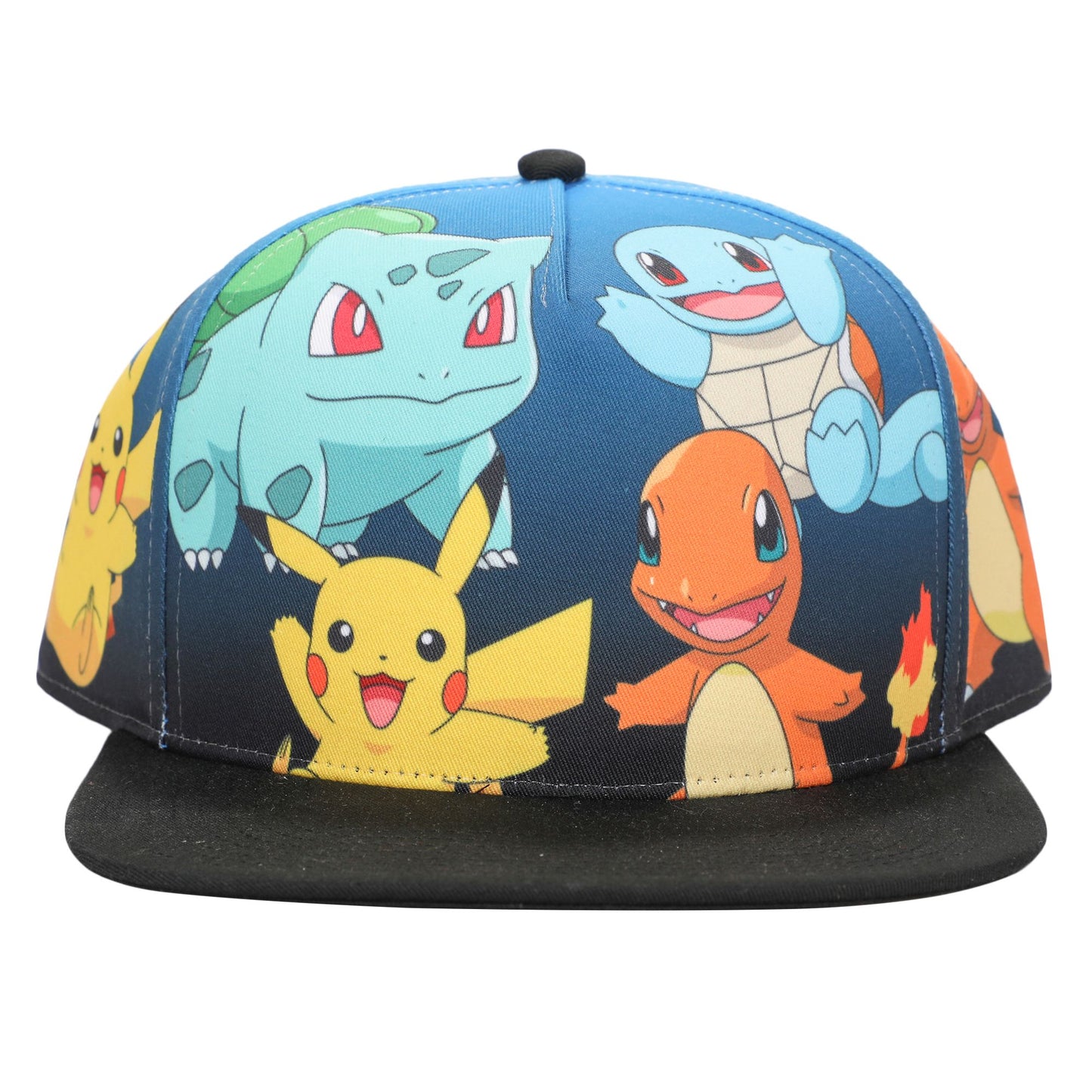 Pokemon Gen 1 Characters Snapback Cap, C8POK