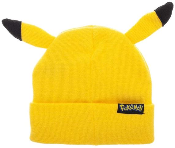 POKÉMON - PIKACHU Embroidered Beanie with Ears, DFPOK