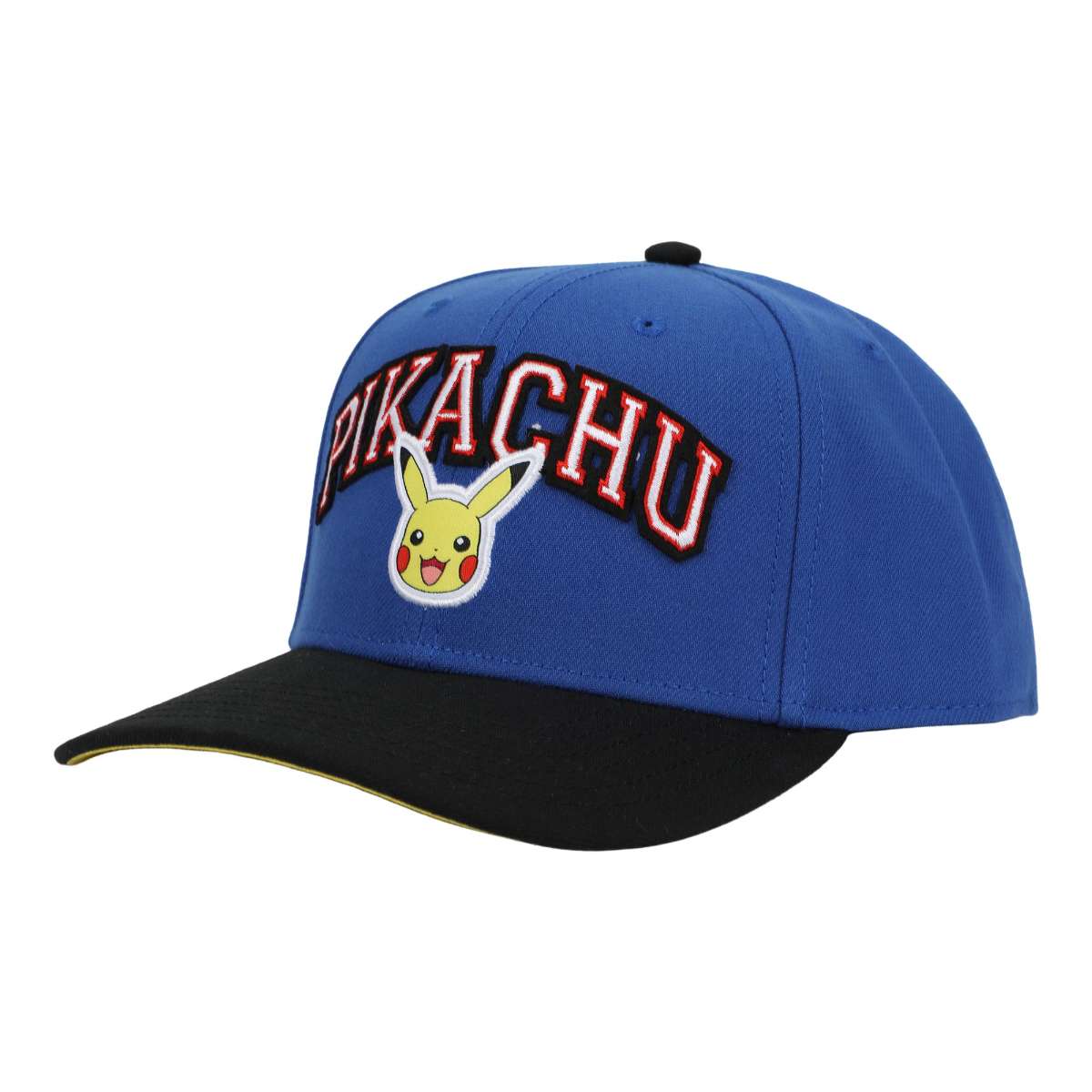 Pokémon Pikachu 025 Black Brim Snapback Hat, B2POK