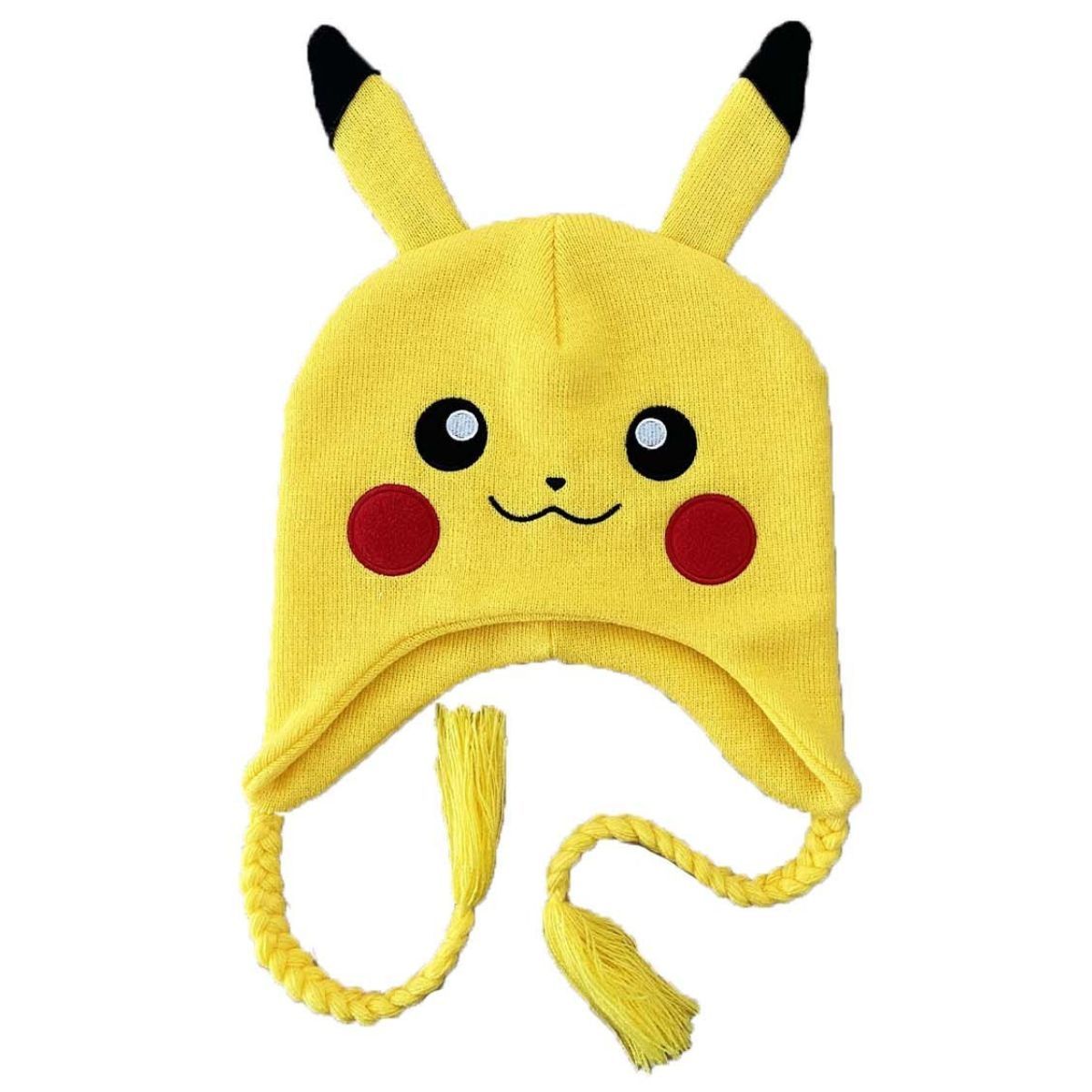 Pokémon Pikachu Big Face Tassel Beanie With Ears, GNPOK