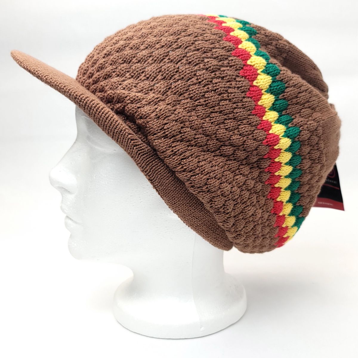 RASTA Knitted Visor Beanie- RV0005, Cotton, OSFA
