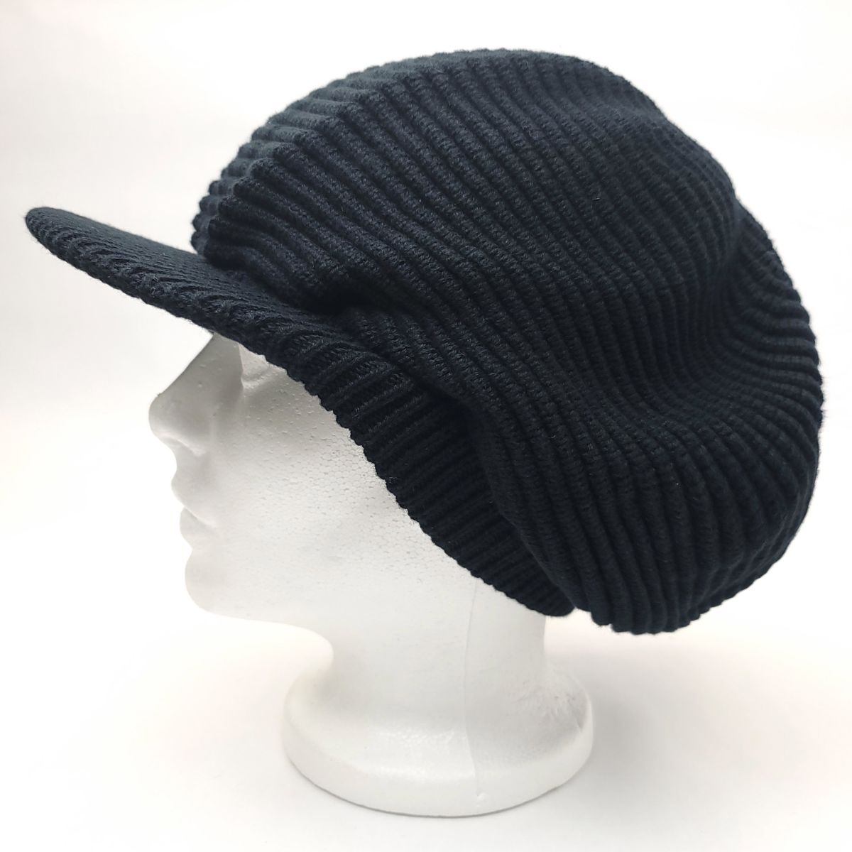 Rasta Knitted Visor Beanie-RV0015, Cotton, OSFA