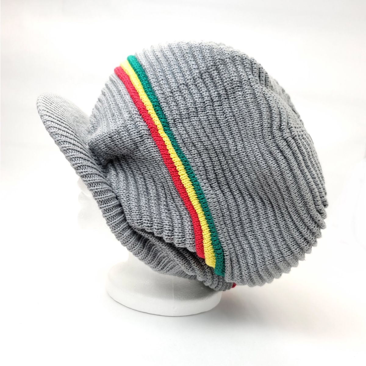 RASTA Knitted Visor Beanie-RV0014, Cotton, OSFA