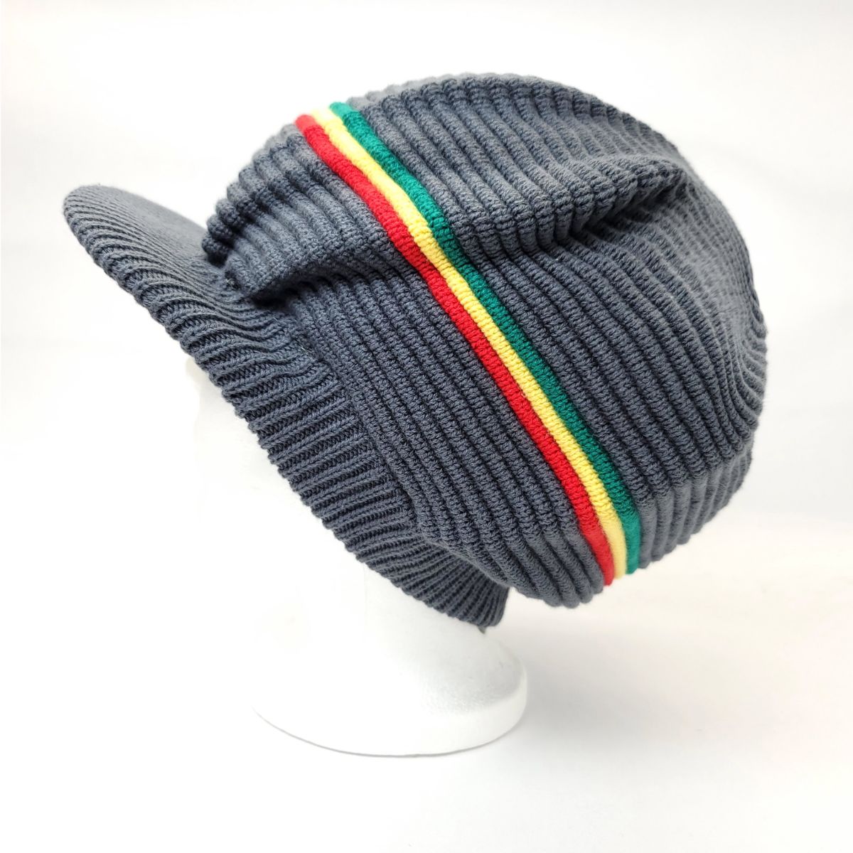 RASTA Knitted Visor Beanie-RV0014, Cotton, OSFA