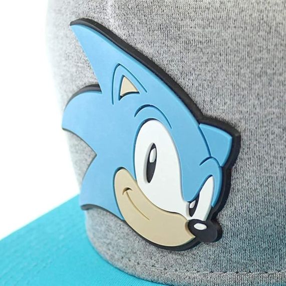 Youth - Sonic The Hedgehog Sonic Face Kids Snapback Hat, C6SEG