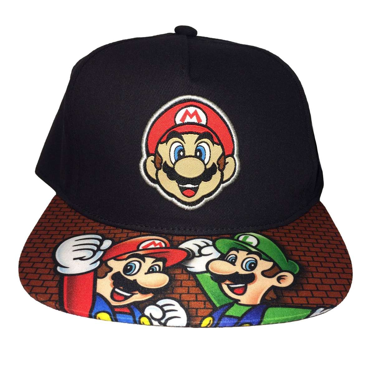 Youth, Super Mario Bros Mario and Luigi Winning Kids Snapback Cap, 2DSMBY
