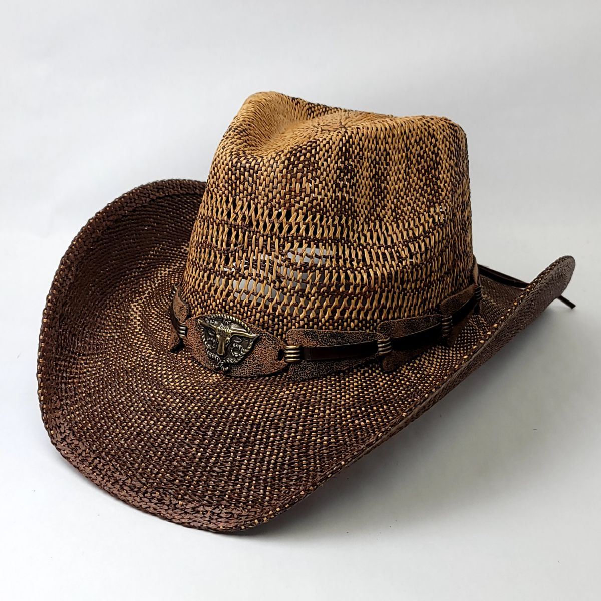 Natural Straw Cowboy Hat - ST044BR, Natural