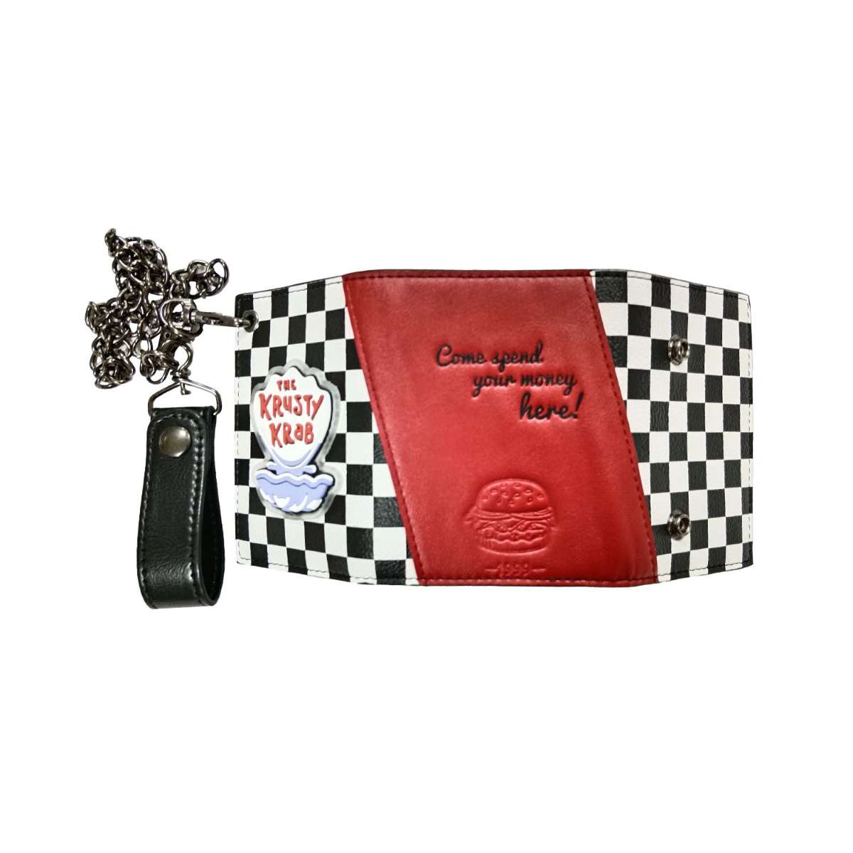 SpongeBob SquarePants Krusty Krab Trifold Chain Wallet