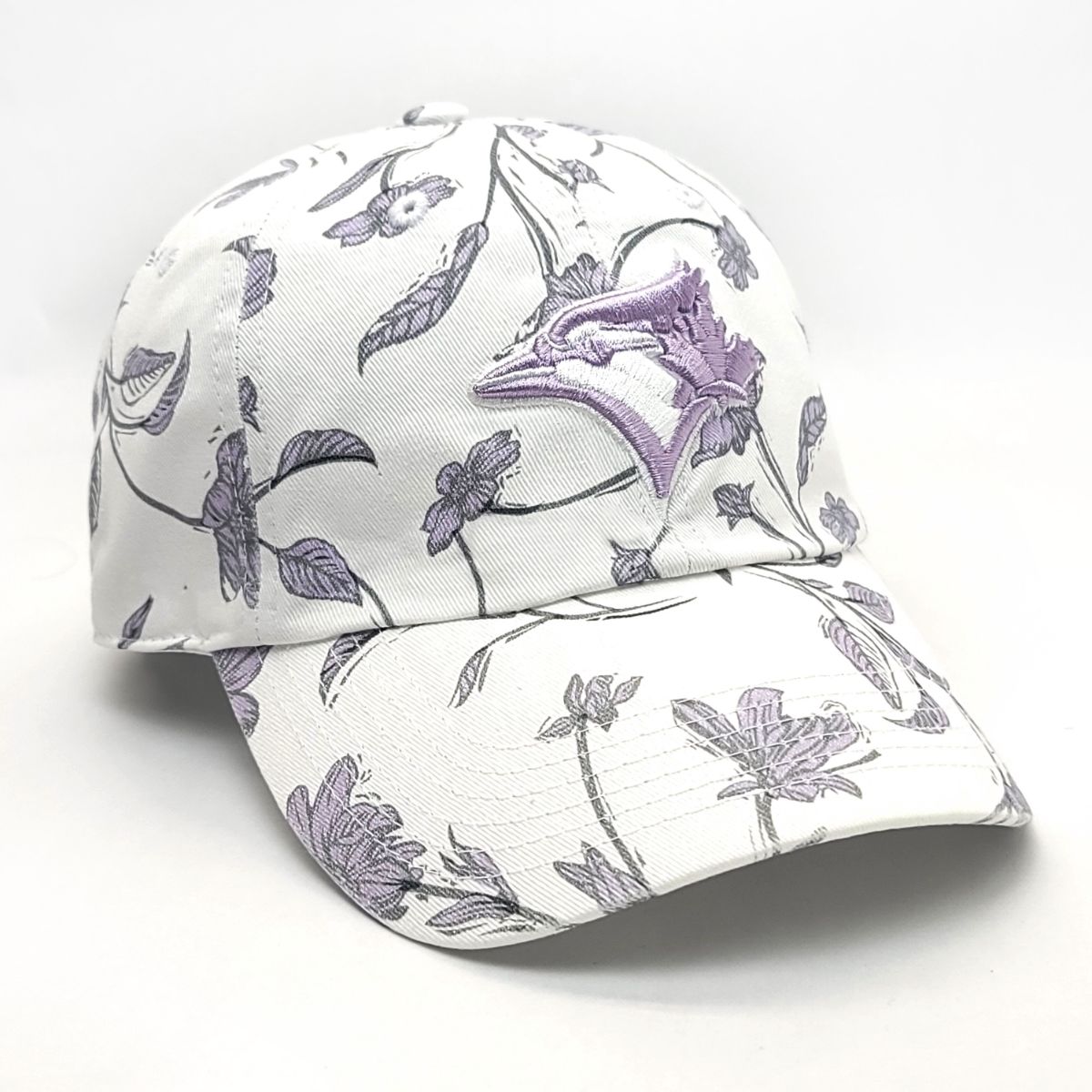 Toronto Blue Jays Cap -VLWH, Viola, White, Adjustable, Women's Size