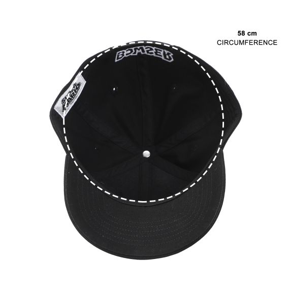 Super Mario Bros - Bowser Black Structured Baseball Cap, 8RSMB