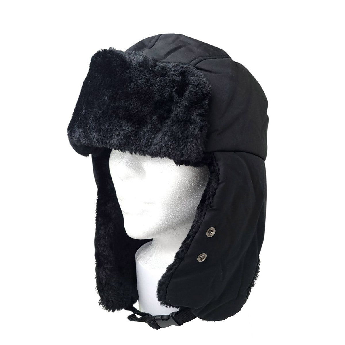 Trapper Hat- Short Fur with Detachable Mask - Multi-Coloured