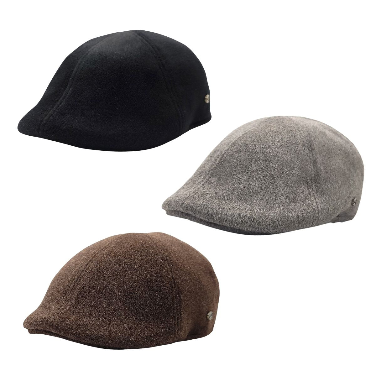Brushed Wool Duckbill Ivy Hat - IV7063, 100% Wool, 2 sizes