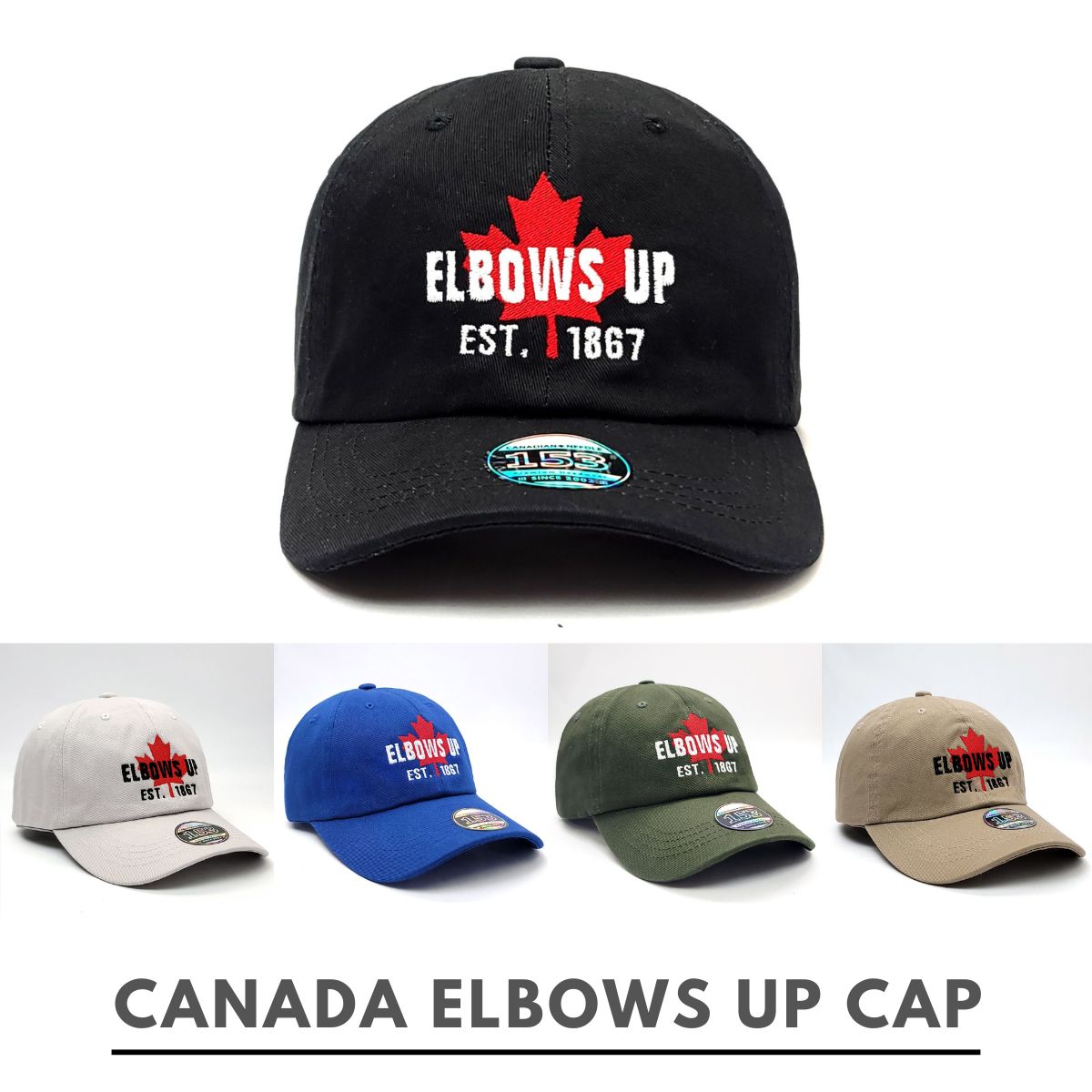 Elbows Up Cap -1521, Multi-Coloured, Adjustable