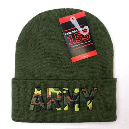 ARMY knit Toque - Cuff, Multi-Coloured